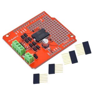 Ardumoto L298P Motor Sürücü Shield Kartı (Qırmızı gövdə)