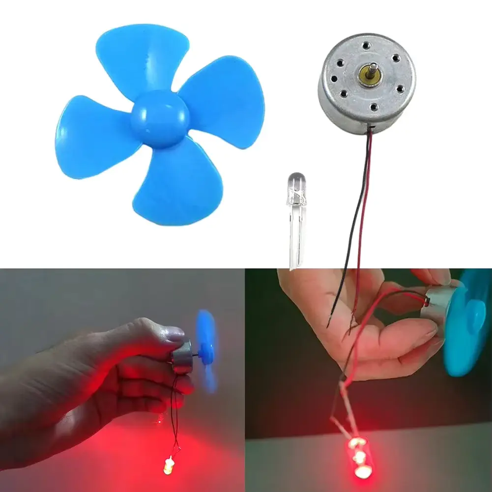 DC 0.1–12V Mikro Külək Turbin Generator Dəsti (200–6000 RPM) - Image 2